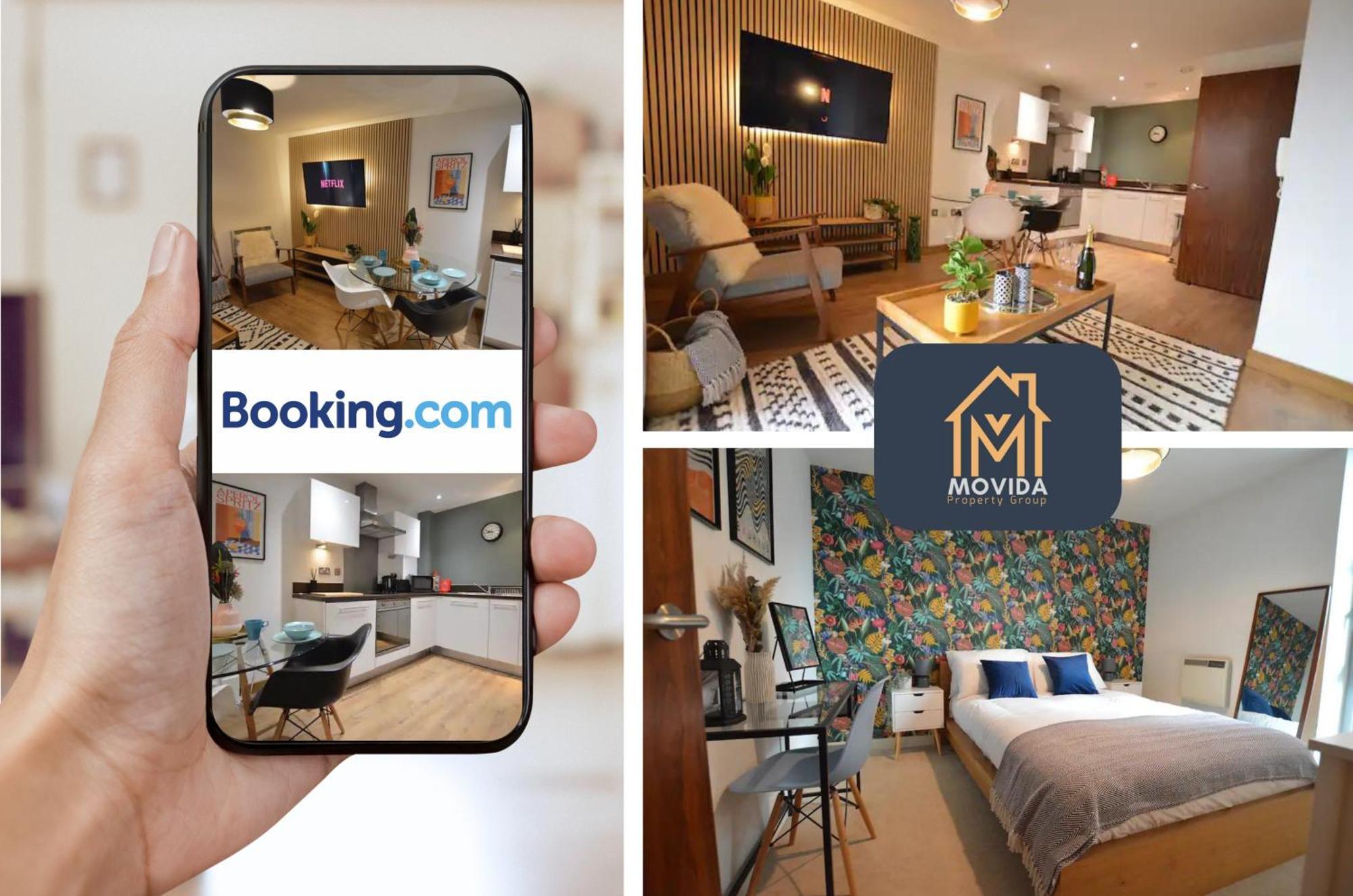 Lgi Stunning 1 Bedroom Apartment By Movida Property Group Short Lets & Serviced Accommodation Leeds  Buitenkant foto